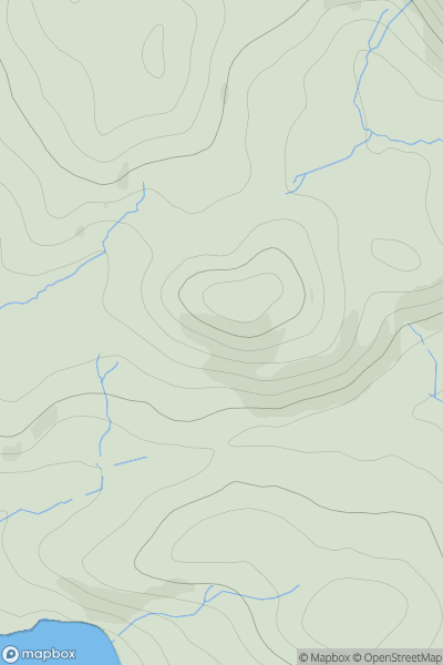 Thumbnail image for Creag na h-Iolaire [Applecross to Achnasheen] [NG842403] showing contour plot for surrounding peak